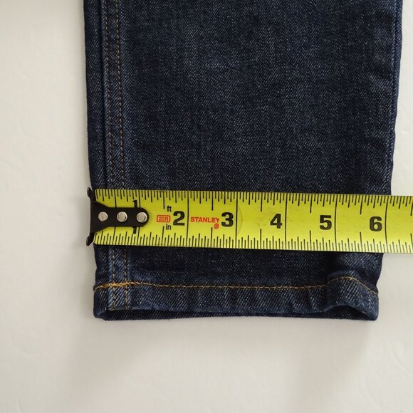 Everlane Mid Rise Skinny Denim Jeans Men Size 32 Regular Dark Wash Blue - Picture 10 of 10